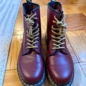 Dr. Martens Cherry Red Combat Boots